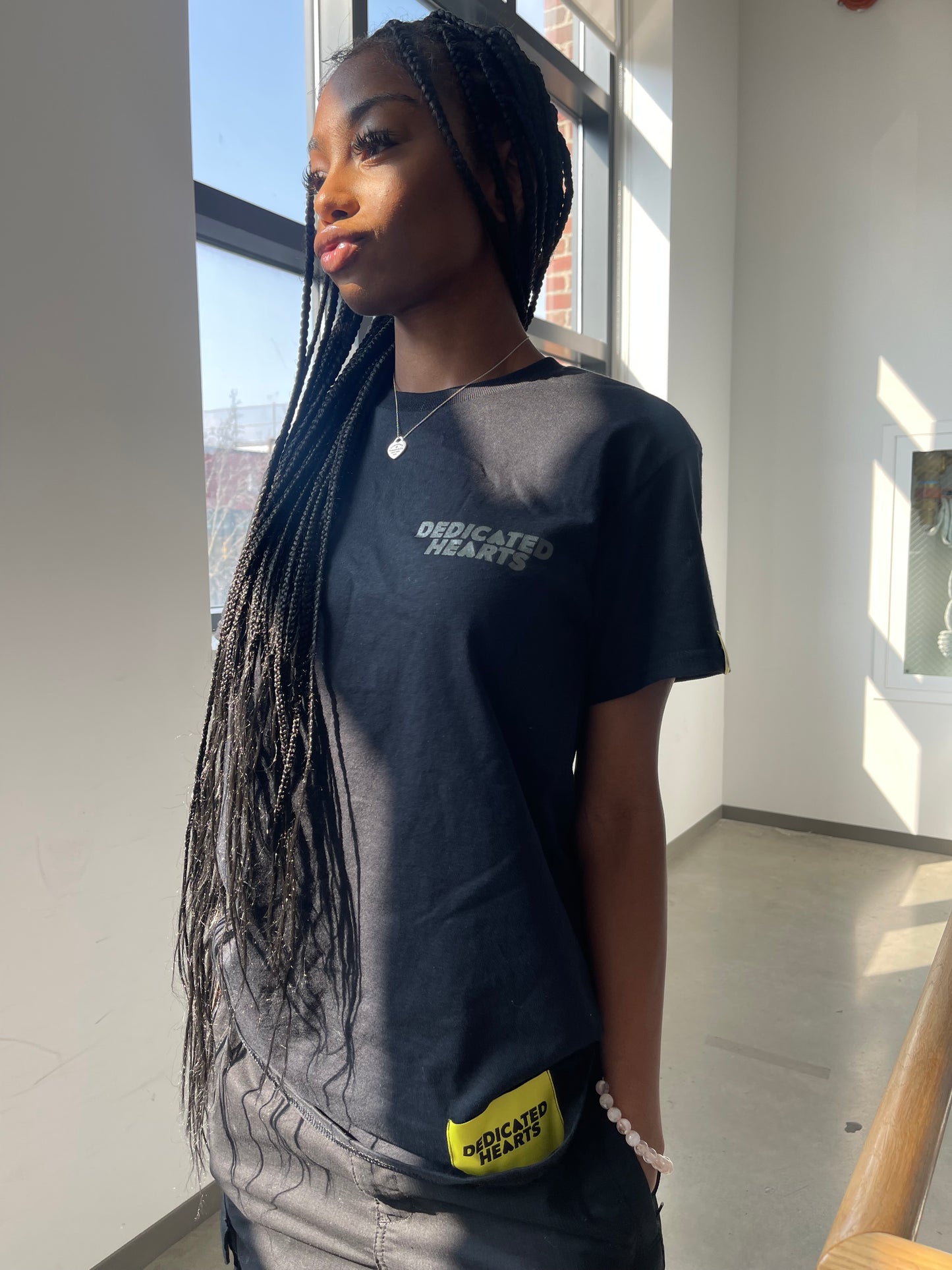 Black Dedicated Hearts Premier Tee