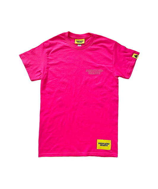 Pink Dedicated Hearts Premier Tee